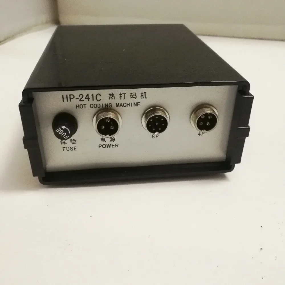 Фото HP-241C Пневматический ленточный принтер Кодировочная машина горячего штампа для упаковочных пакетов, этикеток и коробок №4