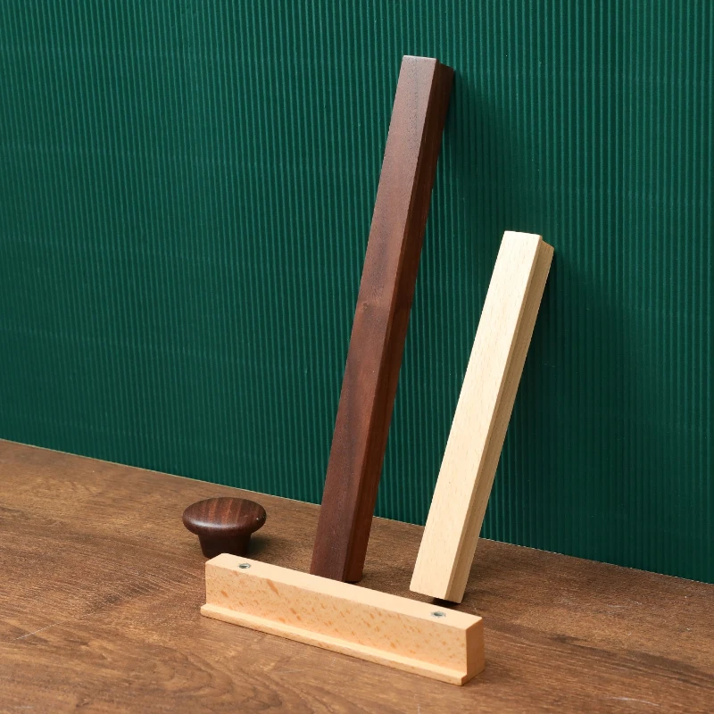 Деревянные ручки для мебели из ореха ящиков кухонных шкафов и комода шкафа |