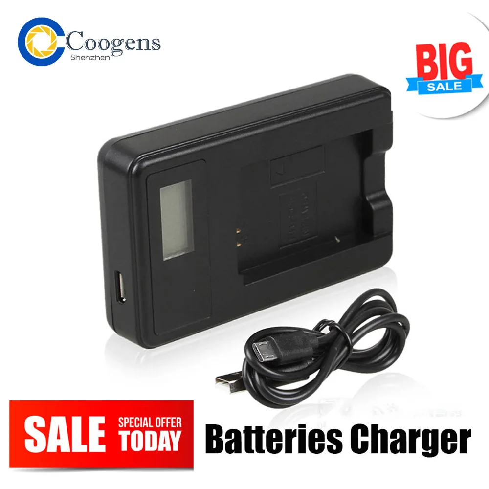 

USB Cable LCD Battery Charger EN-EL19 ENEL19 Recharge For Nikon Coolpix S3200 S3300 S3400 S3500 S7000 S6900 S6800 S4100 S4400