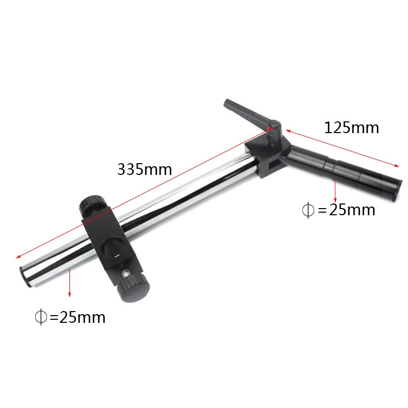 

25mm Stereo Microscope Universal Bracket stand Arms 360 Degree Rotating Xtended For Binocular Trinocular Microscope