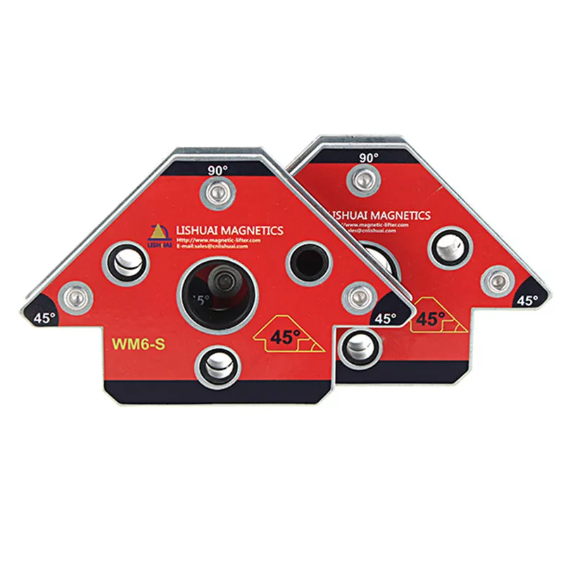 

2Pcs/Set Arrow WM6-S Electric Magnetic Welding Holder Neodymium Magnet Welding Clamp Small Size Tools