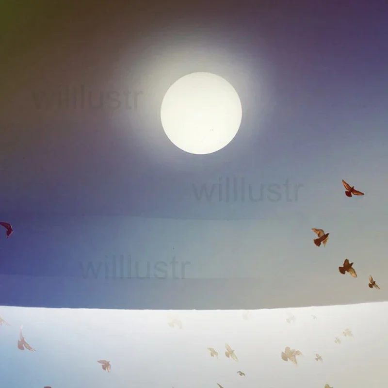 Настенный светильник в современном стиле стеклянное бра с круглыми шариками