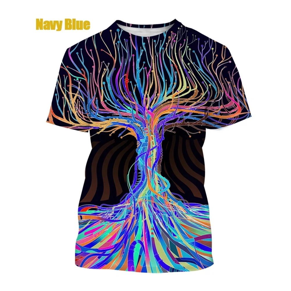 Майка из манги curta estilo Harajuku masculina отпечаток 3D divertida Trippy arte Buhodlica criativa casual 2025л.