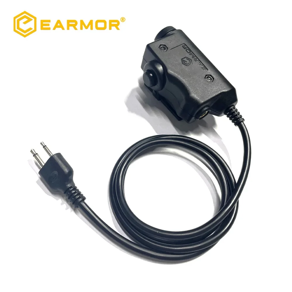 Оригинальный адаптер EARMOR M51 PTT тактическая гарнитура для страйкбола штекер ICOM