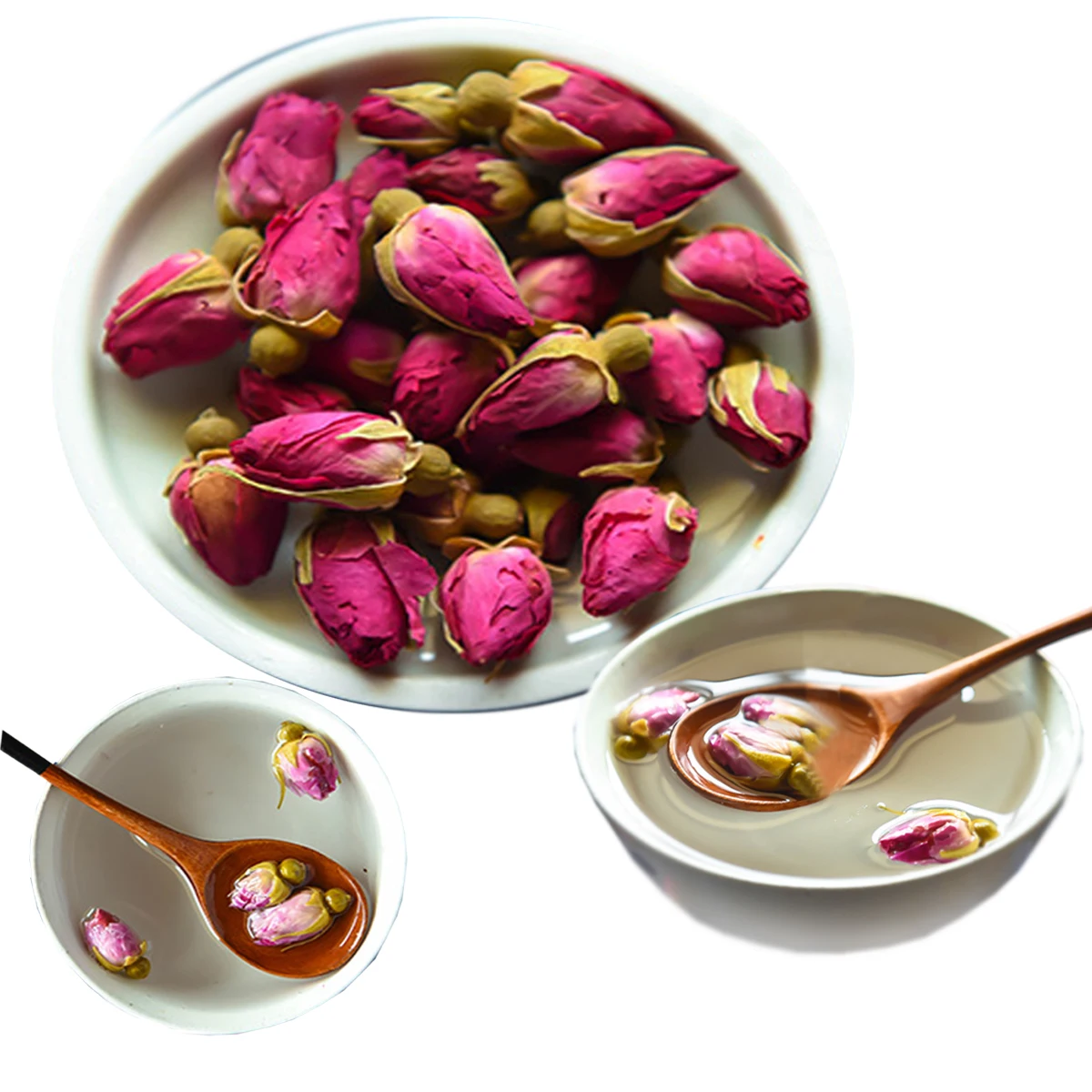 

Rose Tea China Shandong Pingyin Dried Rosebud Without Sulfur Flower Bulk Chinese Healthy Flower Tea50g