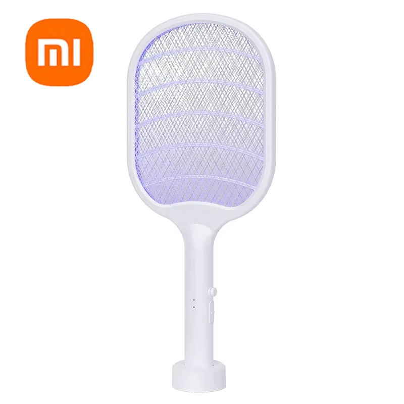 

Электрическая мухобойка Xiaomi 3000 В 2-в-1, перезаряжаемая автоматическая мухобойка от комаров, бытовая многофункциональная мухобойка
