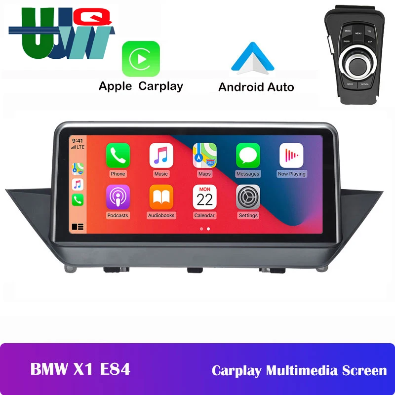 UJQW 2 Din беспроводной Carplay монитор плеер сенсорный экран для BMW 5 серии F10/F11/F18 2011-2017