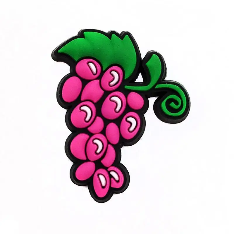 10PCS /Set Shoe Charms Lovely Purple Series Cartoon PVC Shoe Decoration For Croc Jibz Kids Gift Wholesale Set