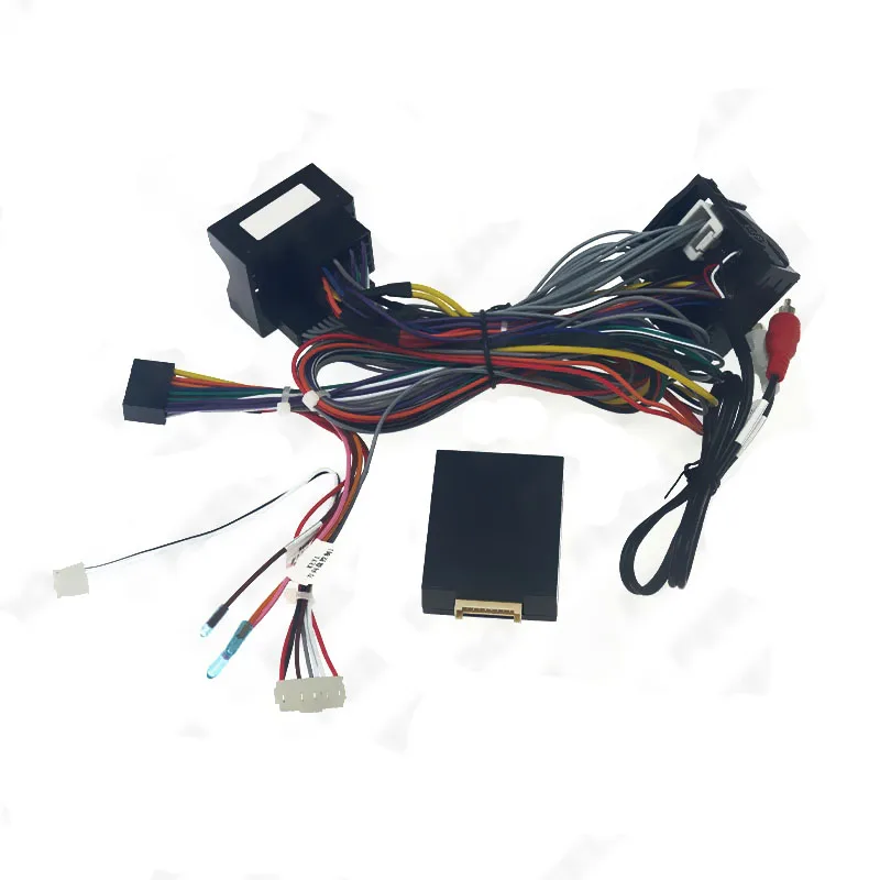 

Car 16Pin Power Wiring Harness Cable Adapter With Canbus For BMW X3/E83(06-10) Install Aftermarket Android Stereo
