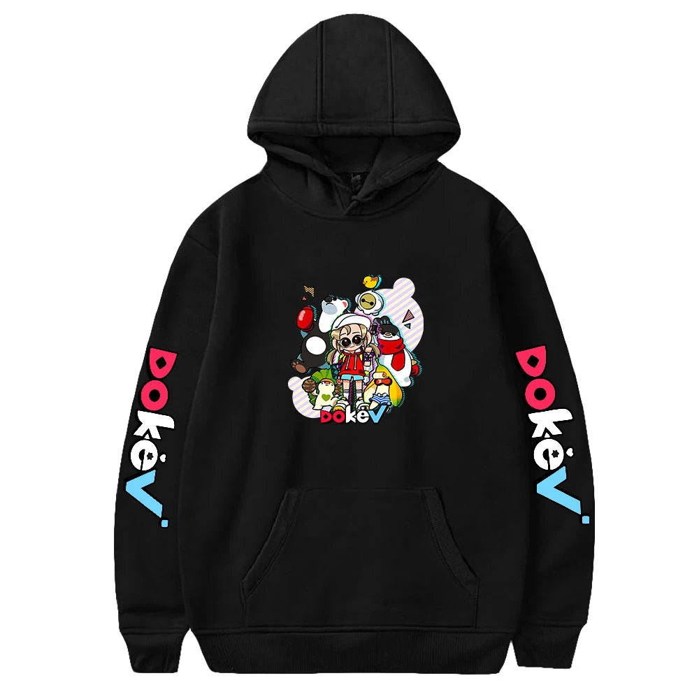 

dokev Hoodies Women Men Long Sleeve Pullover Sweatshirt Casual Streetwear Tracksuit