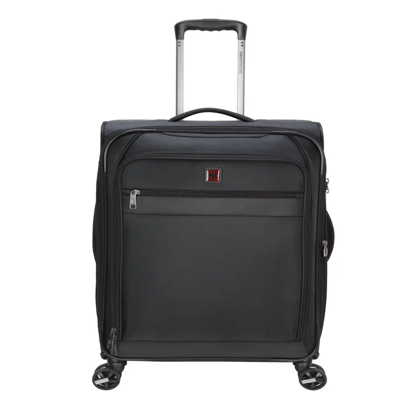 

28in Softside Checked Luggage with 8-Wheel Spinner, Black