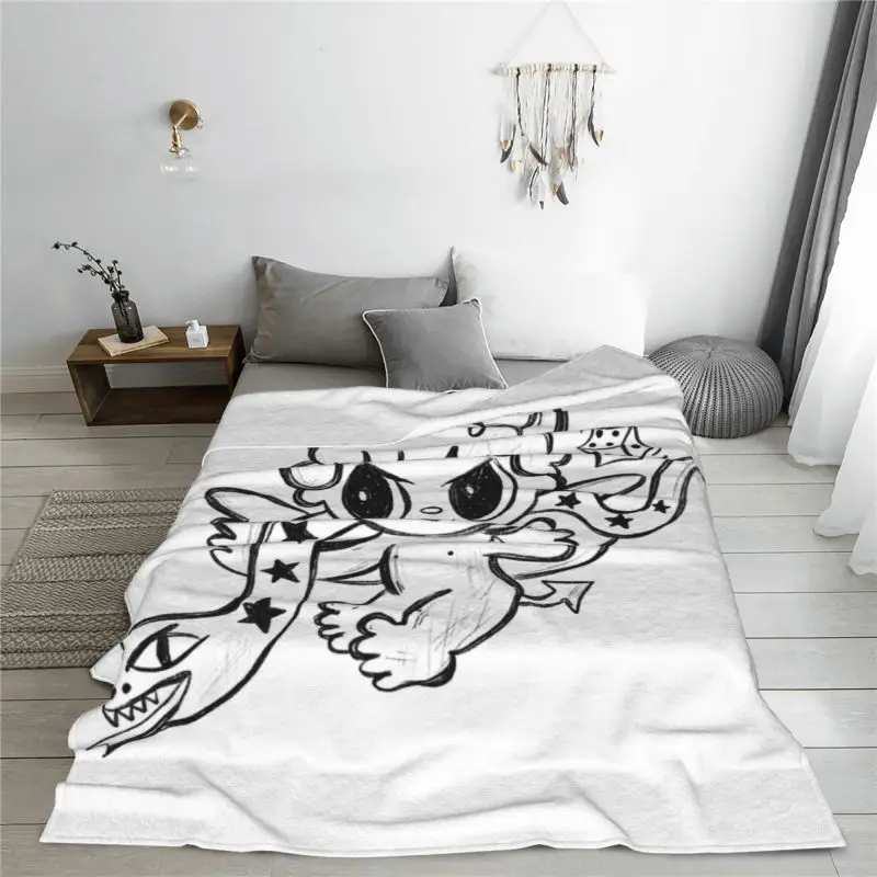 Одеяло с принтом дьявола ангела Карола G мягкое Фланелевое флисовое теплое