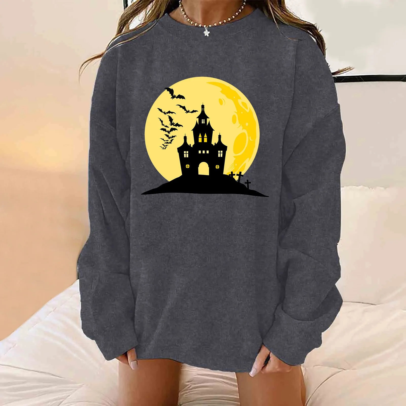 

Drawstring Jacket Women Womens Hoodless Fit Full Zip Sweatshirt Crewneck Loose Hooded Casual Long Sleeve Pullover Tops Lady Wear
