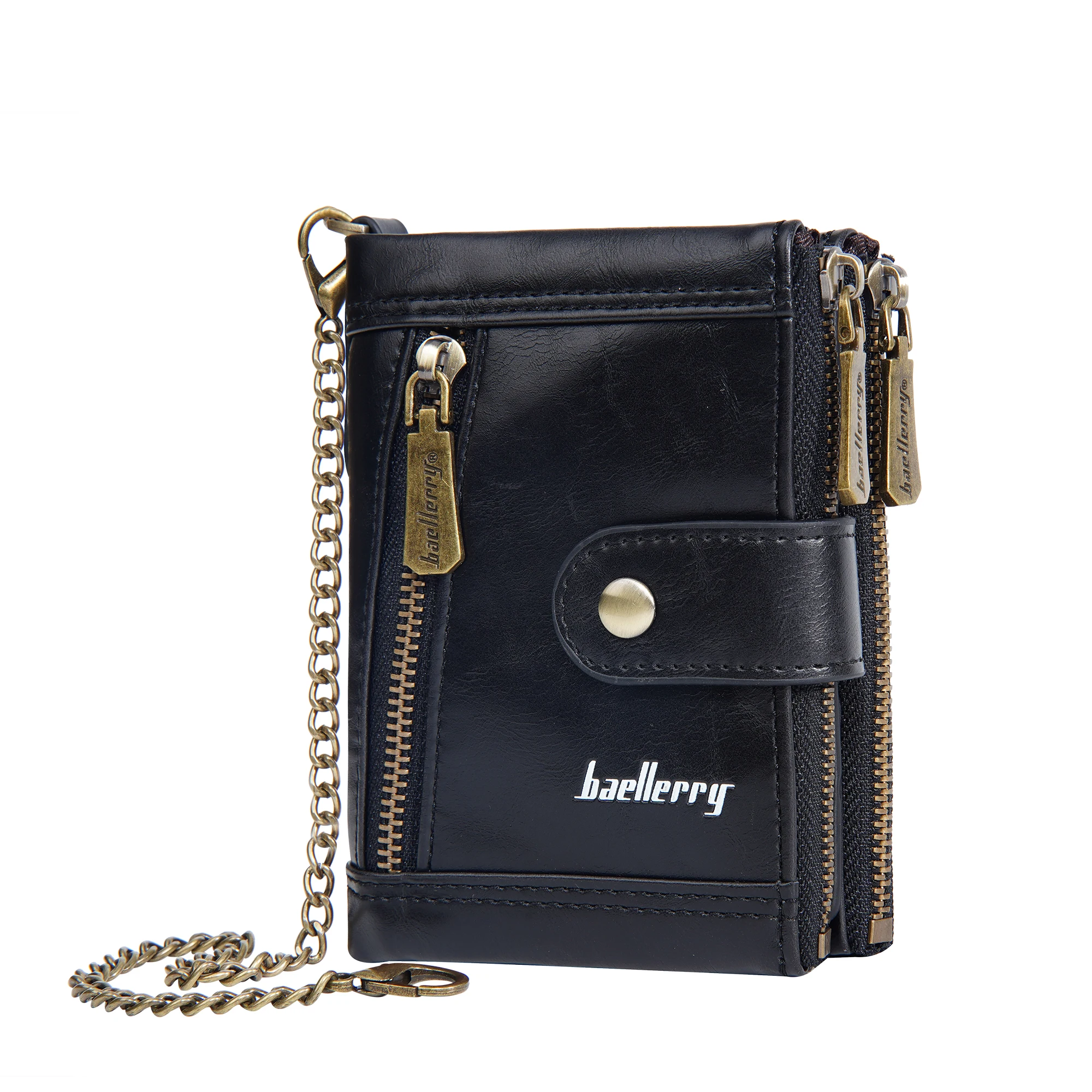 Новинка 2025 мужские кошельки из искусственной кожи под заказ Короткий держатель