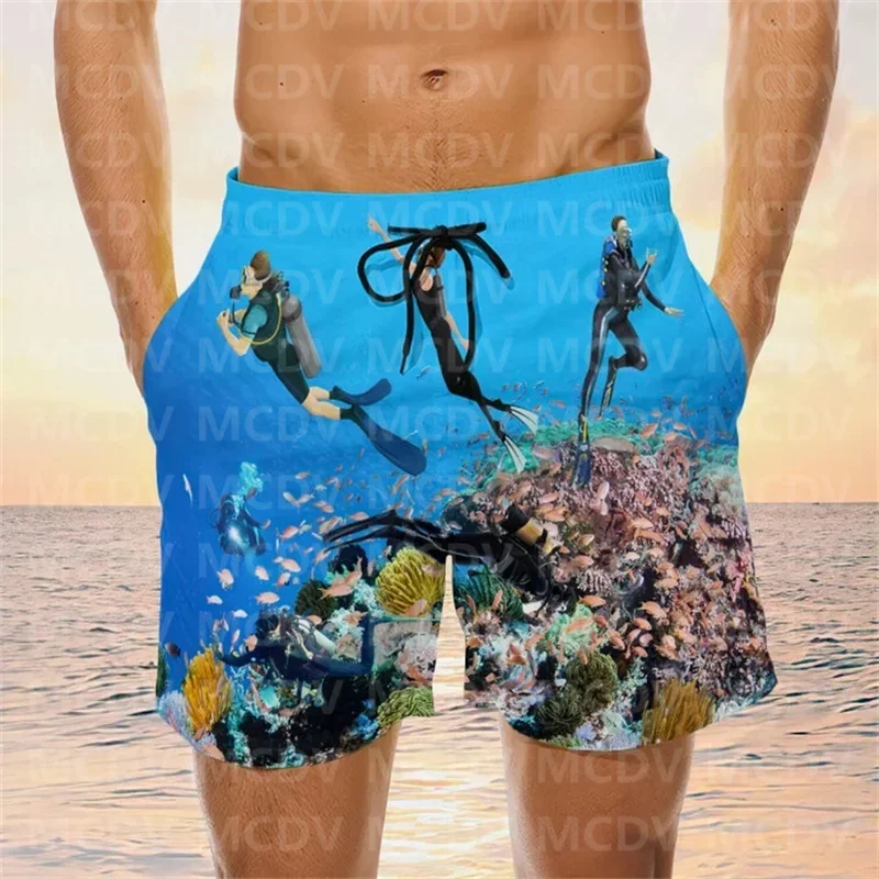 Морские акваланговые шорты мужские плавки для дайвинга