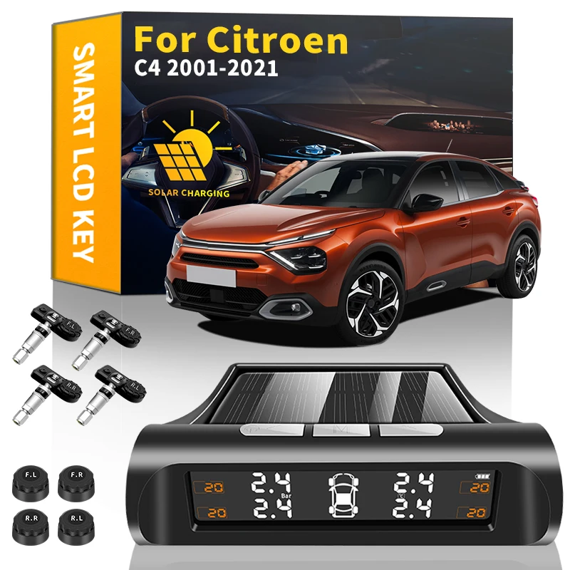 

Система контроля давления в шинах Citroen C4 2001-2021, на солнечной энергии