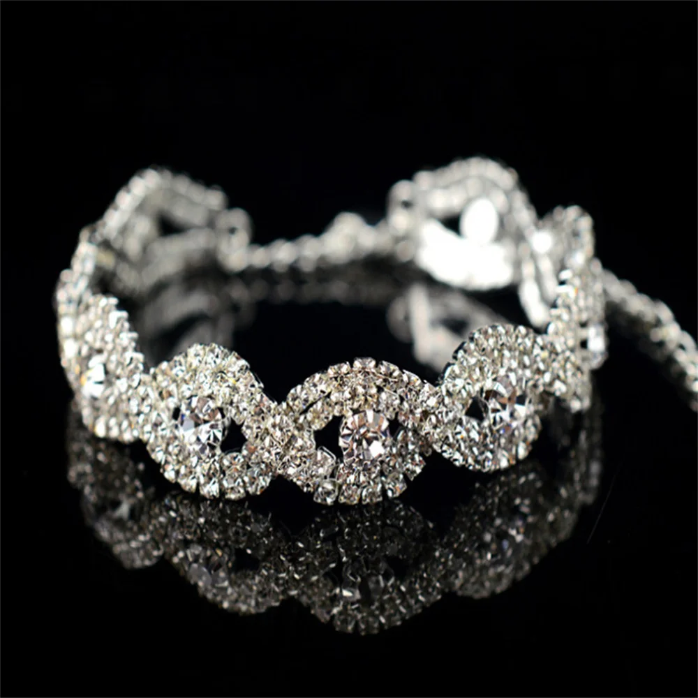 

Boho Rhinestone Bracelet Set for Women Fashion Korean Style Inlaid Zircon Charm Bracelets Bangles Girlfriends Gifts 2023 Trend