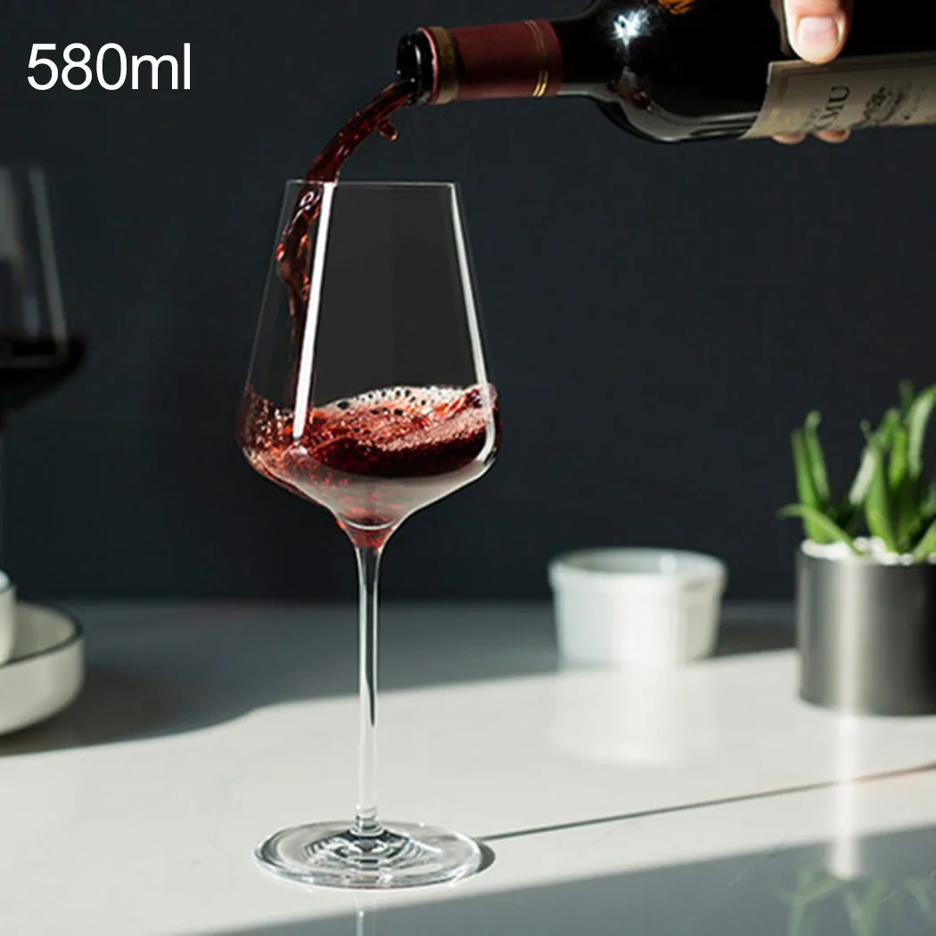 

Plastic Wine Glass Transparent Unbreakable Silicone Plastic Wine Cups 320/550/580ML Bar Home Goblet Drinking Supplies
