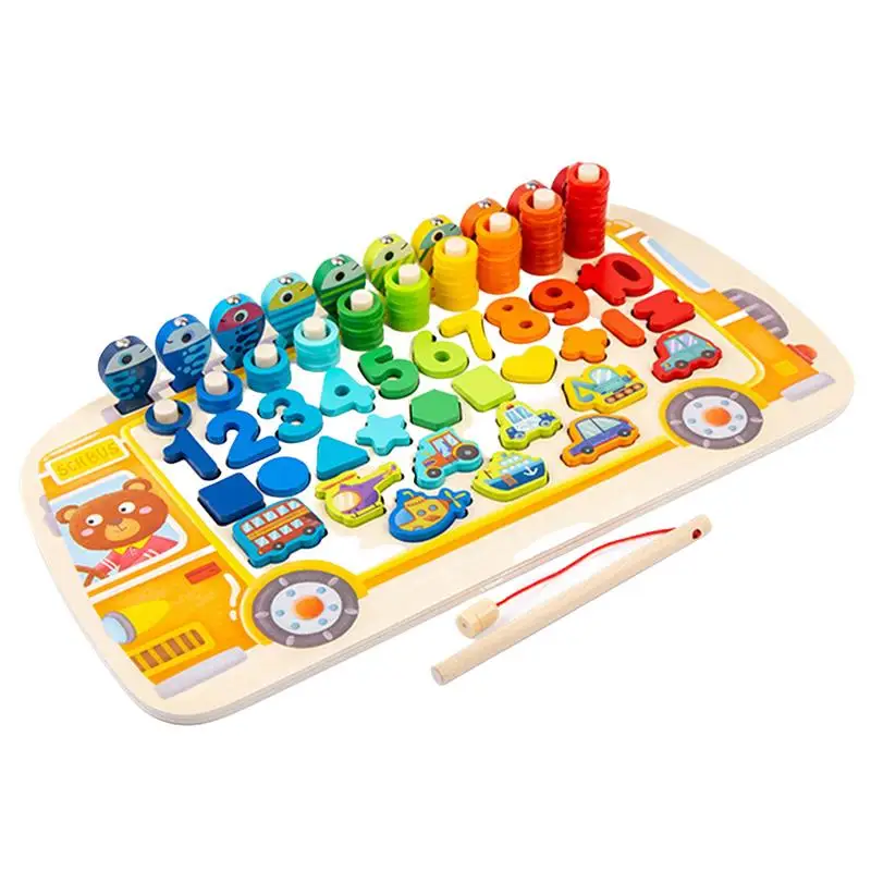 

Magnetic Fishing Game Kids Shape Sorter Fine Motor Skills Toys Montessori Preschool Learning Sorting Toys Gift For Kids