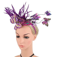 butterflies fascinator headband butterflies headband for tea party wedding party