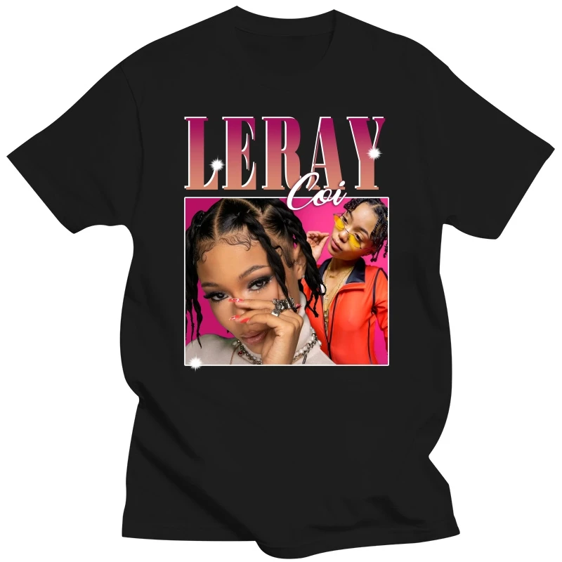 

Винтажная Ретро футболка Coi Leray RnB Rap в стиле хип-хоп 90-х
