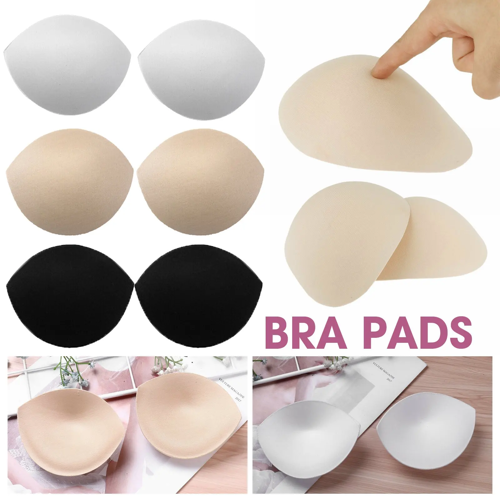 Реалистичная губчатая форма для груди поддельные бюстгальтер падсенхансер