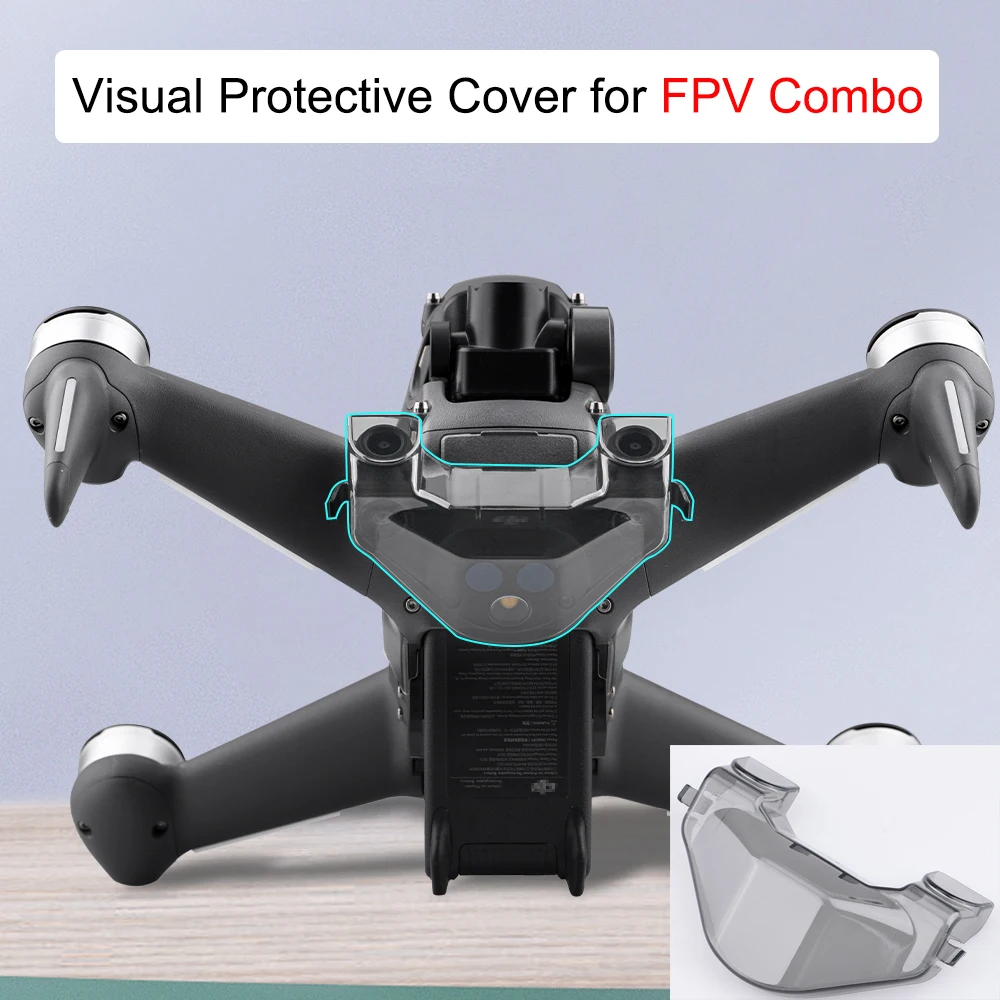 Down-Visual Camera Protective Cover for DJI FPV Combo Drone Visual Protective Cover Obstacle Avoidance Sensor Dust Cap Accessory