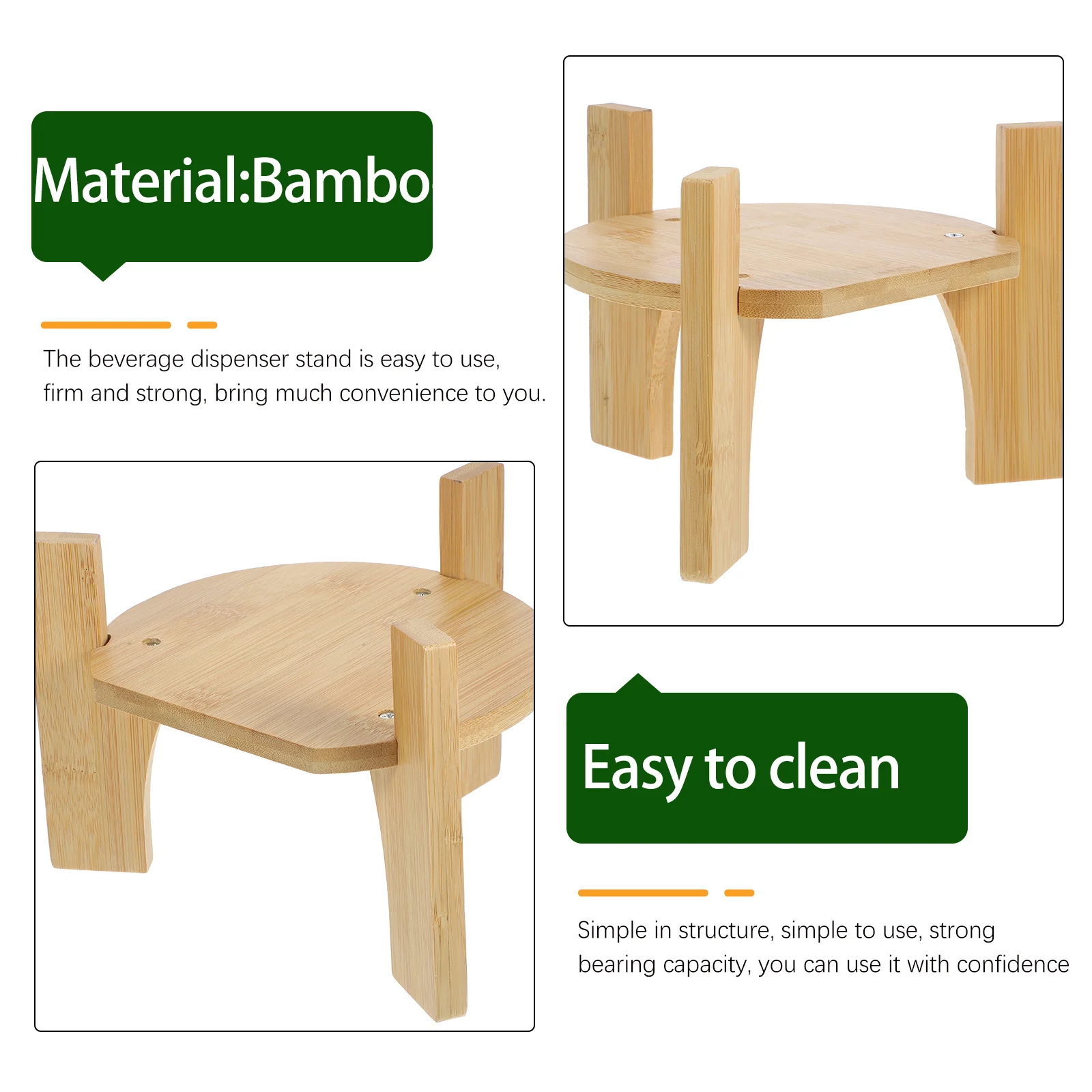 Бамбуковая подставка для напитков диспенсер ведро дисплей ваза пьедестал вода