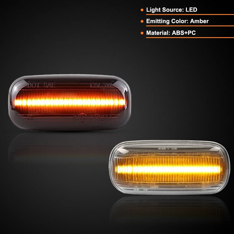 Для Audi A3 S3/8P A4 S4/RS4 A6 S6/RS6 A8 TT прозрачные и дымчатые линзы светодиодные боковые