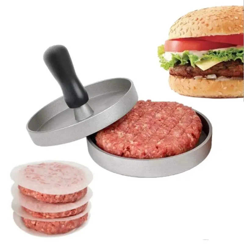 

DIY Meat Patties Manual Hamburger Pressing Non-stick Coating Meat Patties Rice Ball Mold Hamburger Meat Press