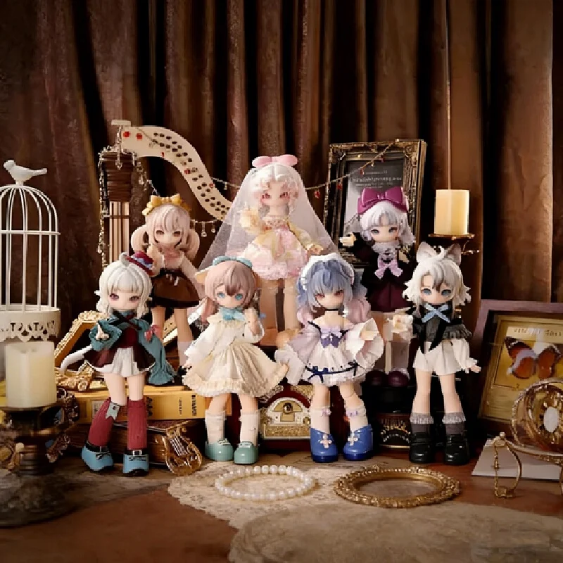 Фото Кукла BJD Happy Engine Misya Weirdo Gallery 1/8, фигурка-сюрприз, модная игрушка, украшение для рабочего стола, лучший подарок для друзей №1