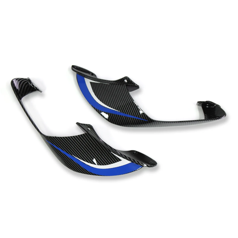 Для YAMAHA YZF-R1 YZF R1M 2020-2027 2026 2025: Боковые фиксированные аэродинамические спойлеры-винглеты из карбона и АБС-пластика для мотоциклов (art.: 3920dc93cd69e) - 3920dc93cd69e