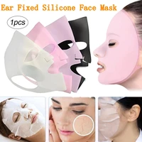 4 colors hot style silicone moisturizing mask reusable anti acne whitening stereoscopic ear mask mask beauty skincare