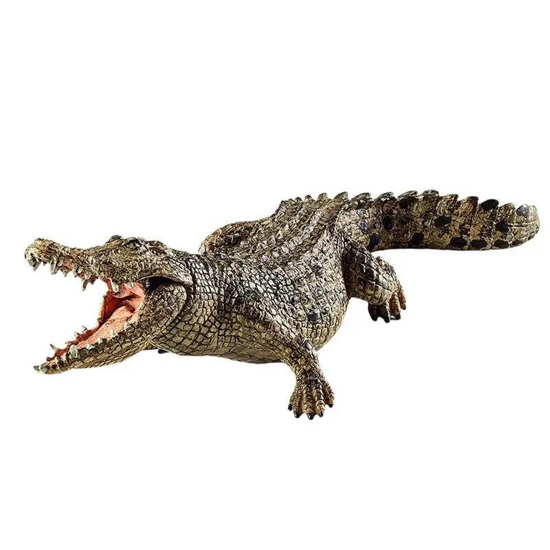 

Kids Alligator Toy Simulation Realistic Wild Life Jungle Animal Figures Model Crocodile Animal Toy For Party Favors Gifts
