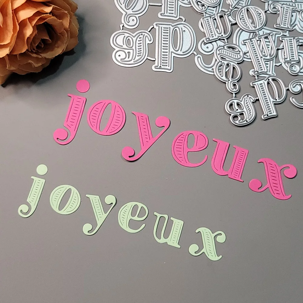 

Alphabet and Number Metal Cutting Dies Scrapbook Embossing Manual Craft Die Cuts Album Card Cover DIY Craft Cutting Die