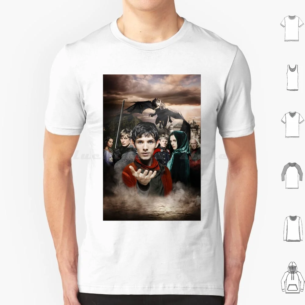 

Merlin T Shirt Big Size 100% Cotton Merlin