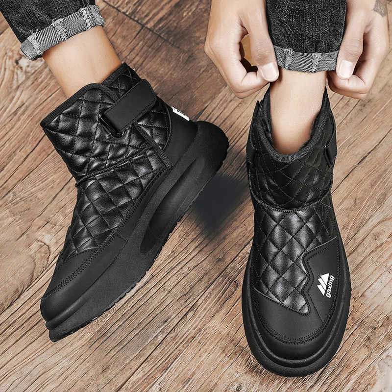 GR-22003M WATERPROOF SNOW WALKING SHOES MEN'S HUNTING BOOTS TACTICAL SHOES DESERT COMBAT ANKLE LEATHER MOUNTAINEERING SHOES