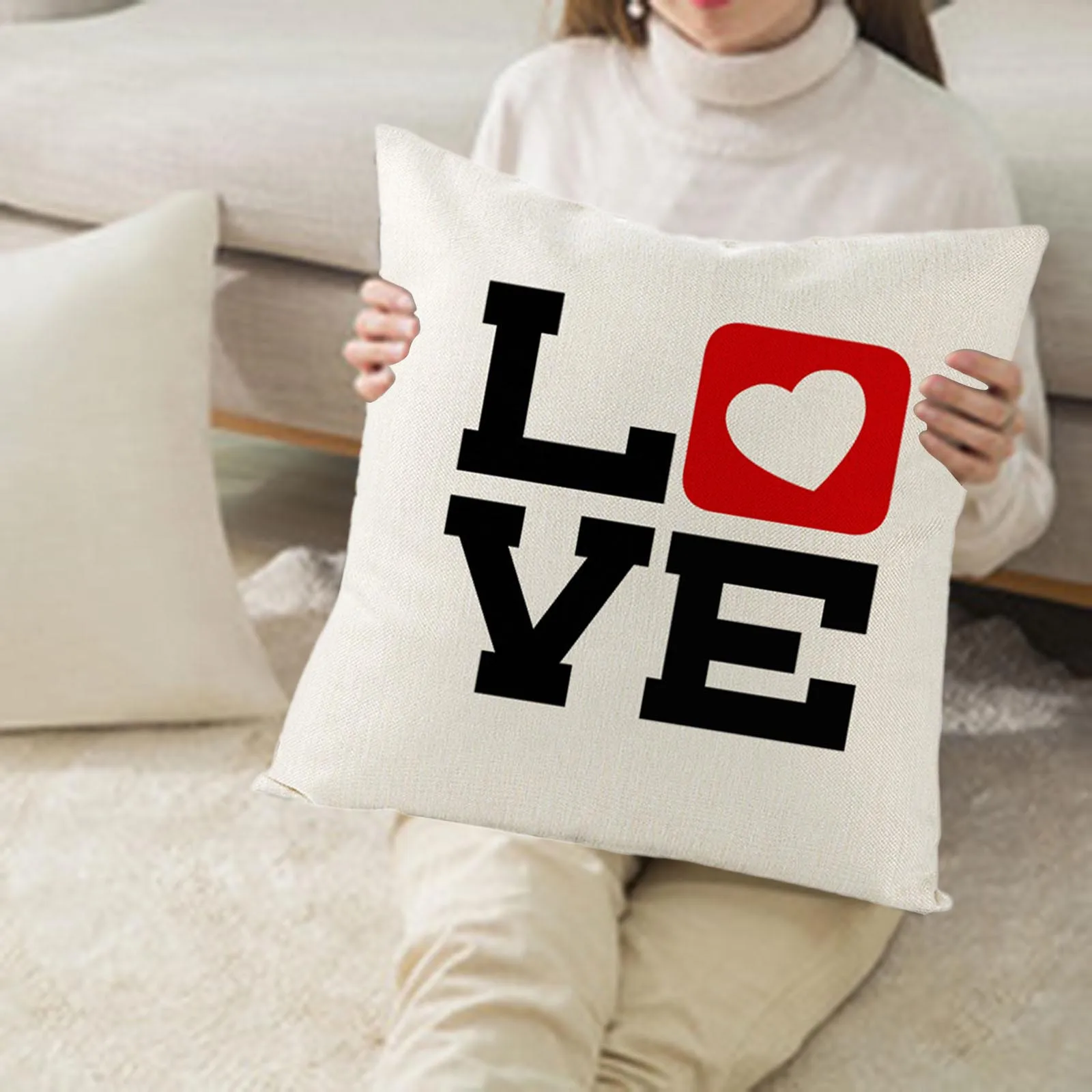 Наволочки на подушки День Св. Валентина 18x18 дюймов Декор подарок день