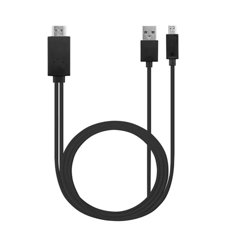 2m MHL Micro-USB к HDMI-совместимый адаптер конвертер кабель 1080P HDTV для Android устройств Samsung