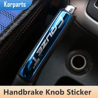 car hand brake cover handbrake knob sticker decoration trim for chevrolet chevy cruze 2009 2015 stainless steel accessories
