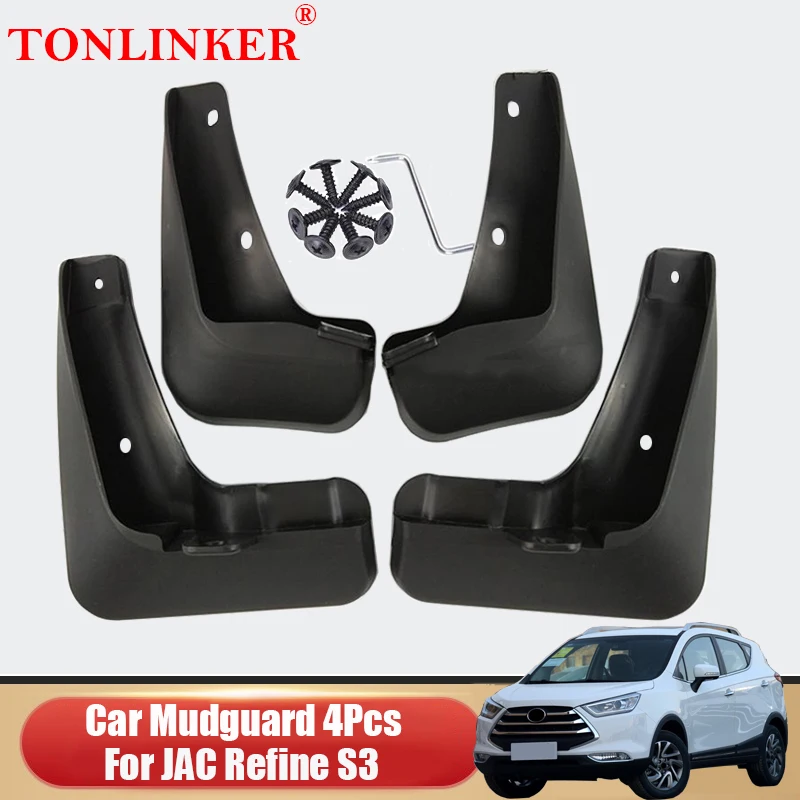 

Car Mudguard For JAC Refine S3 2013-2019 T50 Front Rear Mud Flaps Mudguards Splash Guards Fender Mudflaps 4Pcs Accessories