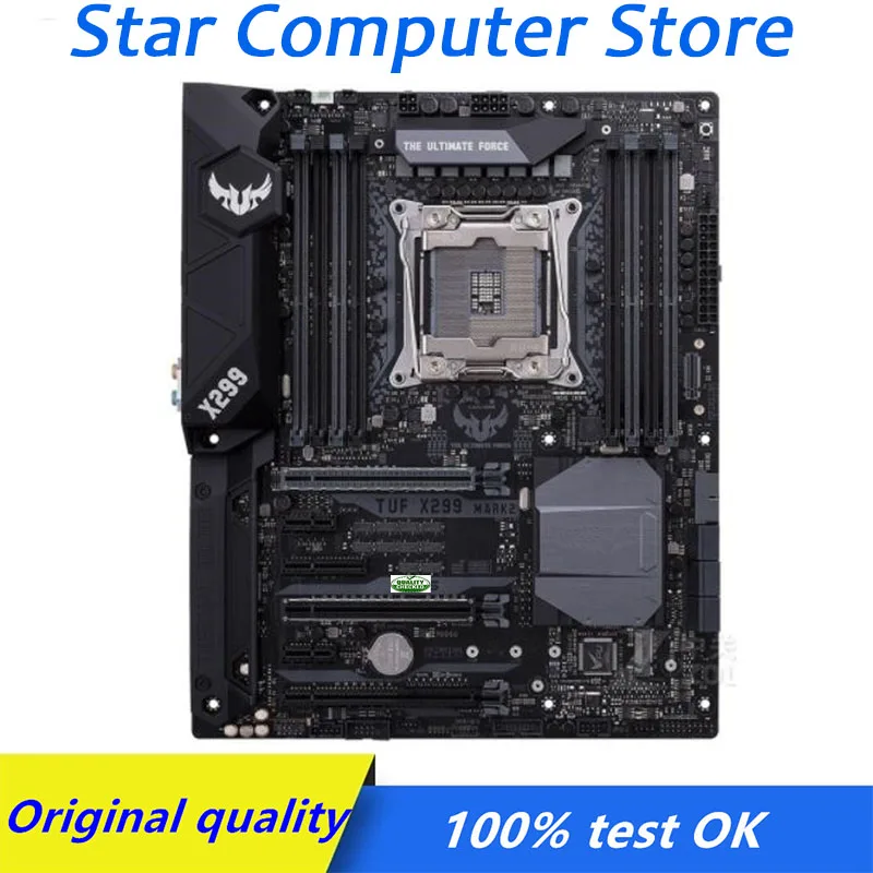 

Материнская плата X299 LGA 2066 для ASUS TUF X299 Mark 2, б/у десктопная материнская плата DDR4 USB3.0 SATA3 M.2 SSD