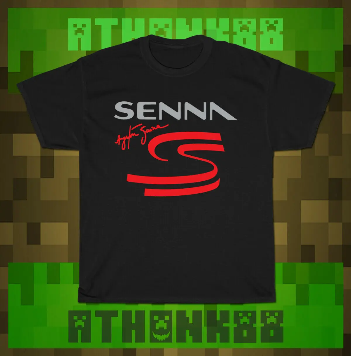 

New T-SHIRT Ayrton Senna Formula One World Drivers' Champion Logo MEN'S T-SHIRT