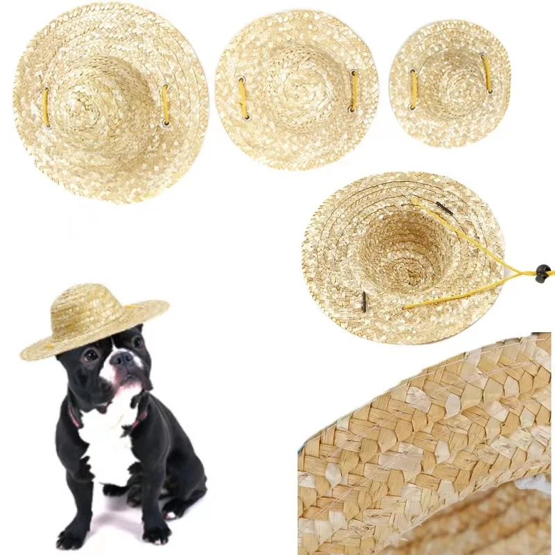 

Забавная ретро-шляпа от солнца для щенков, кошек, сомбреро в гавайском стиле, шапка для собак, для косплея, детская пляжная шляпа для вечерин...