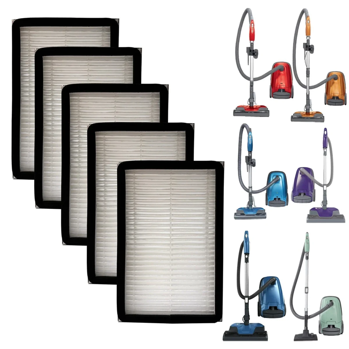 Сменный фильтр для пылесосов-канистры 81214 81414 BC2005 BC3005 BC3002 BC4002