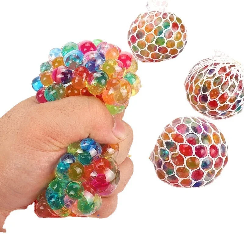 Colorful Grape Ball Press Decompression Toy Relieve Anti Stress Balls Hand Squeeze Fidget Toy Funny Things Prank Jokes for Adult