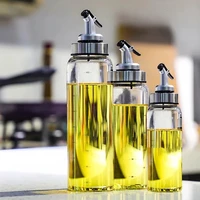 cooking seasoning oil bottle sauce bottle glass storage bottles for oil and vinegar creative oil dispenser for kitchen accessory