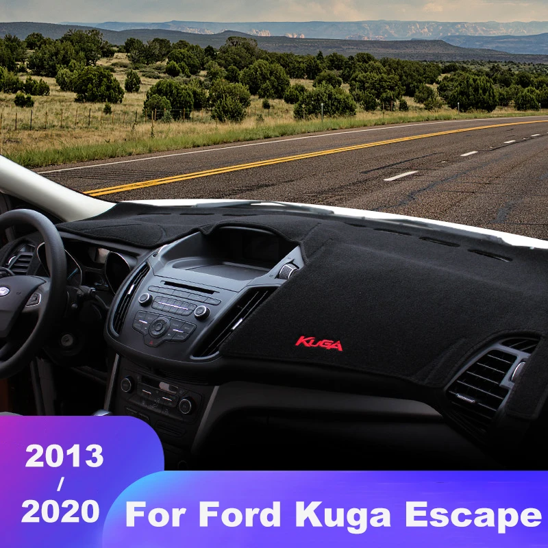 Car Dashboard Cover Mat Avoid Light Pad Instrument Panel Carpets For Ford Kuga 2013-2017 2018 2019 2020 MK2 Escape Accessories Car Dashboard Cover Mat Avoid Light Pad Instrument Panel Carpets For Ford Kuga 2013-2017 2018 2019 2020 MK2 Escape Accessories