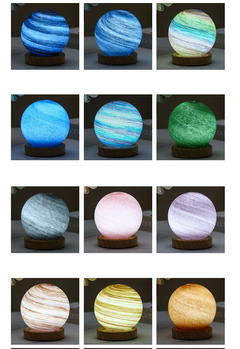 Светильник с закатом настольная лампа атмосферная Радужная маленький ночник для