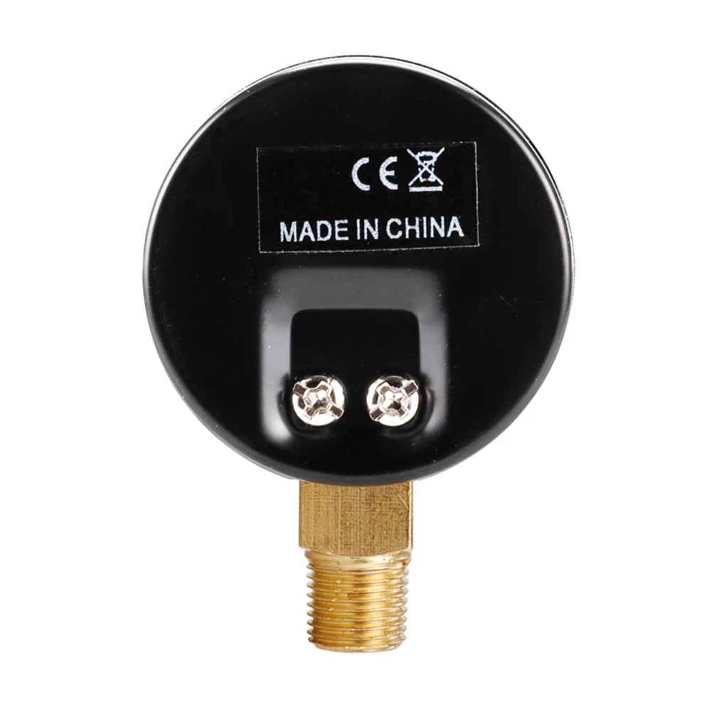 

1pc Pressure Gauge Low Pressure For Fuel Air Oil Gas Water Oil Gas Measurement 0-30psi 0-2bar Compressor Instrument Accessories